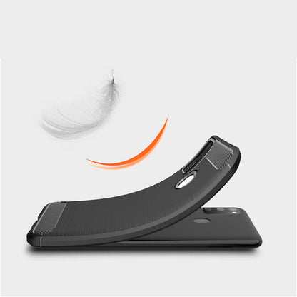 Pouzdro pro Samsung Galaxy M21 M215 / M30s M307, Techsuit, Carbon, Černé
