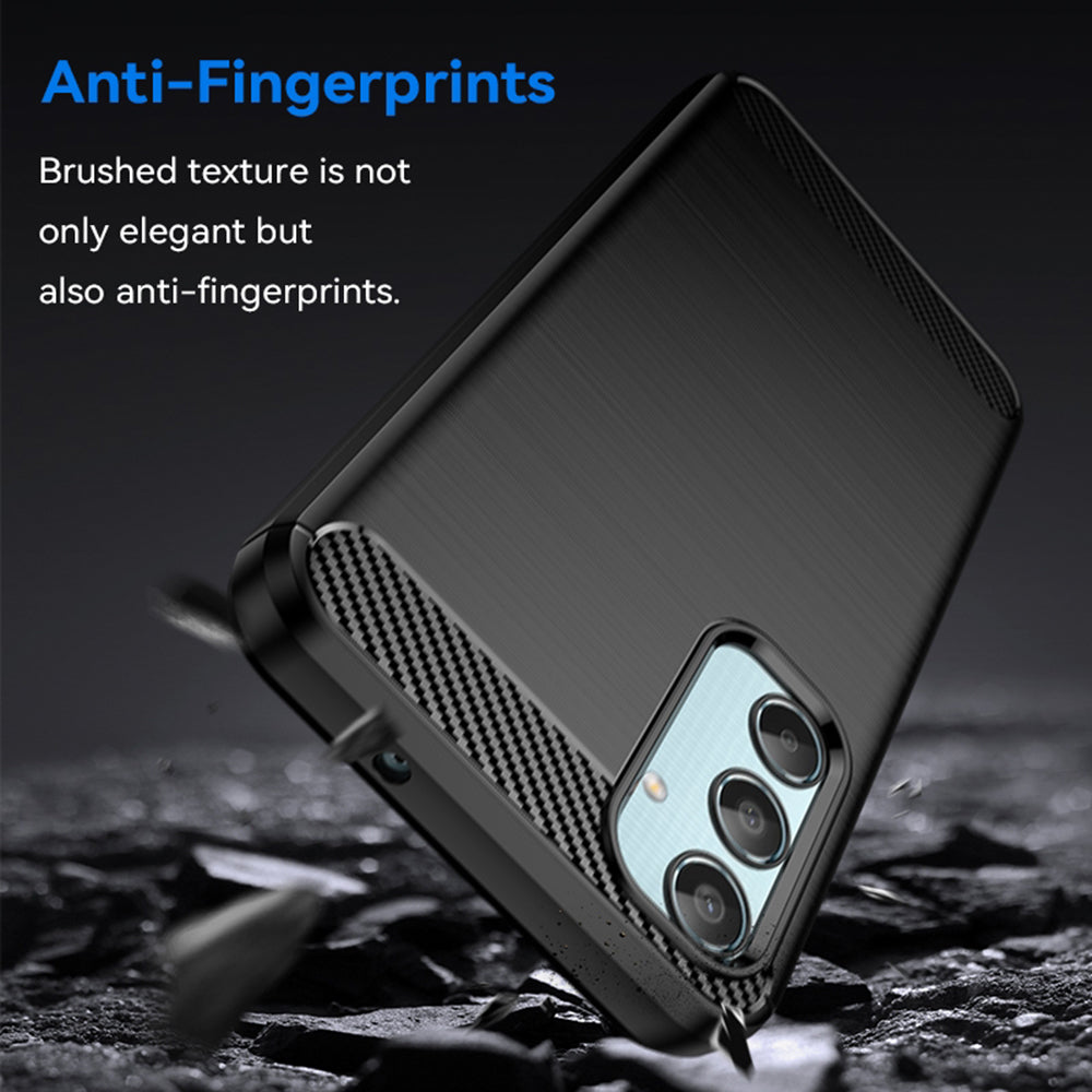 Pouzdro pro Samsung Galaxy M35, Techsuit, Carbon, Černé