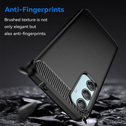 Pouzdro pro Samsung Galaxy M35, Techsuit, Carbon, Černé