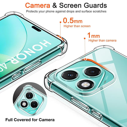 Pouzdro pro Samsung Galaxy M56 M566, Techsuit, Odolné proti nárazům, Průhledné
