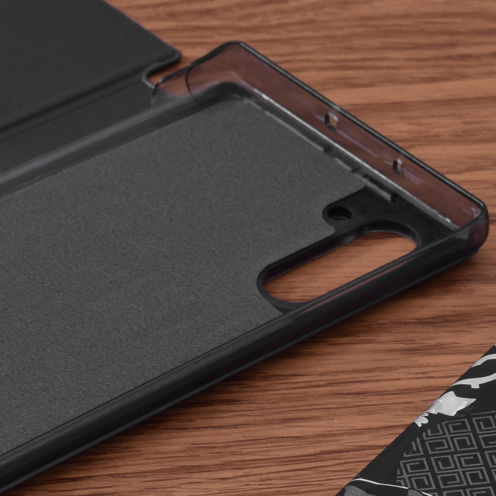 Pouzdro pro Samsung Galaxy Note 10 5G N971 / Note10 N970, Techsuit, eFold, Černé
