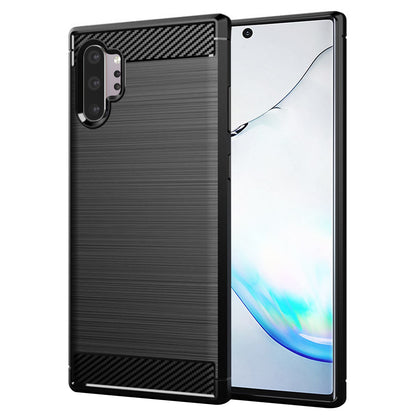 Pouzdro pro Samsung Galaxy Note 10+ 5G N976 / Note 10+ N975, Techsuit, Carbon, Černé