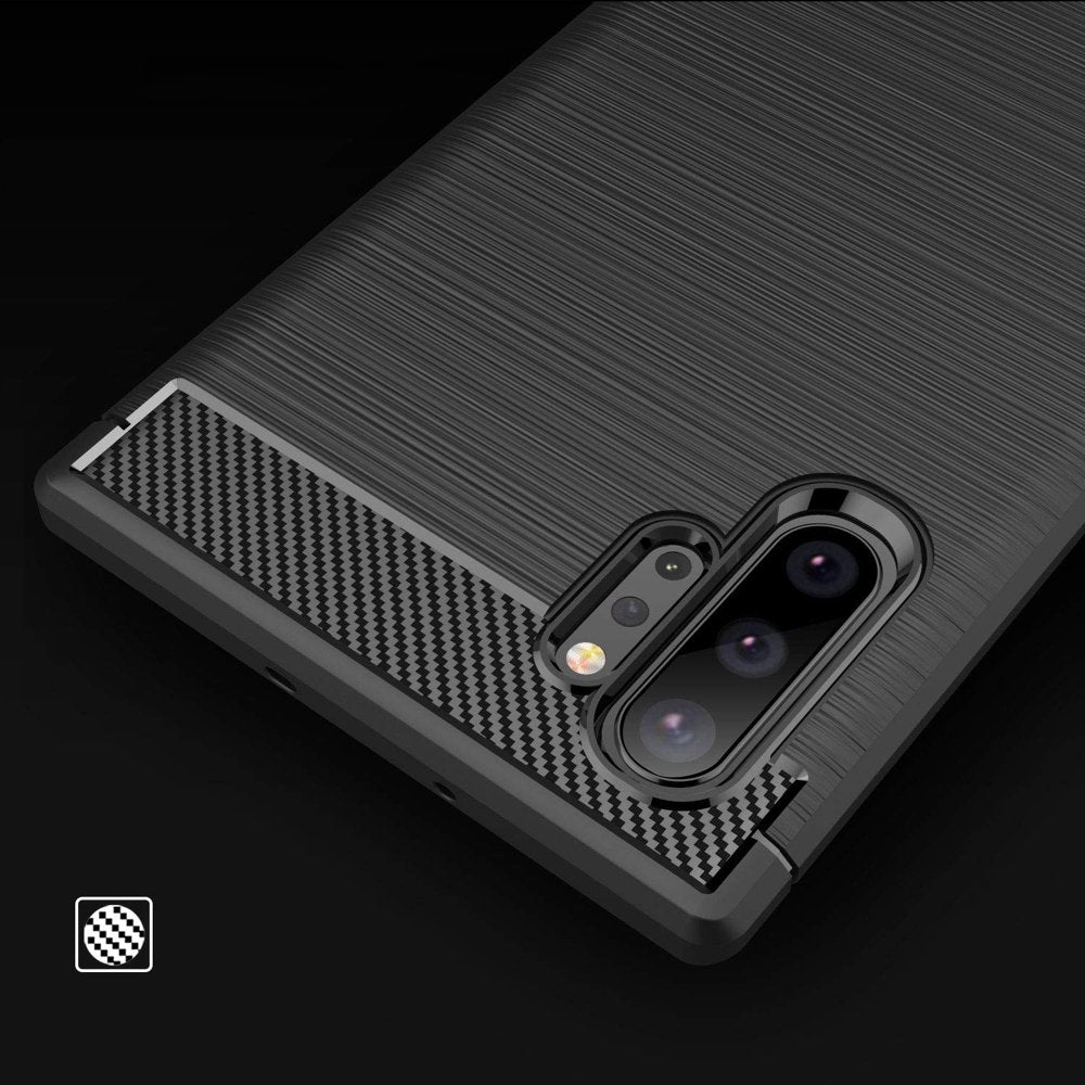 Pouzdro pro Samsung Galaxy Note 10+ 5G N976 / Note 10+ N975, Techsuit, Carbon, Černé
