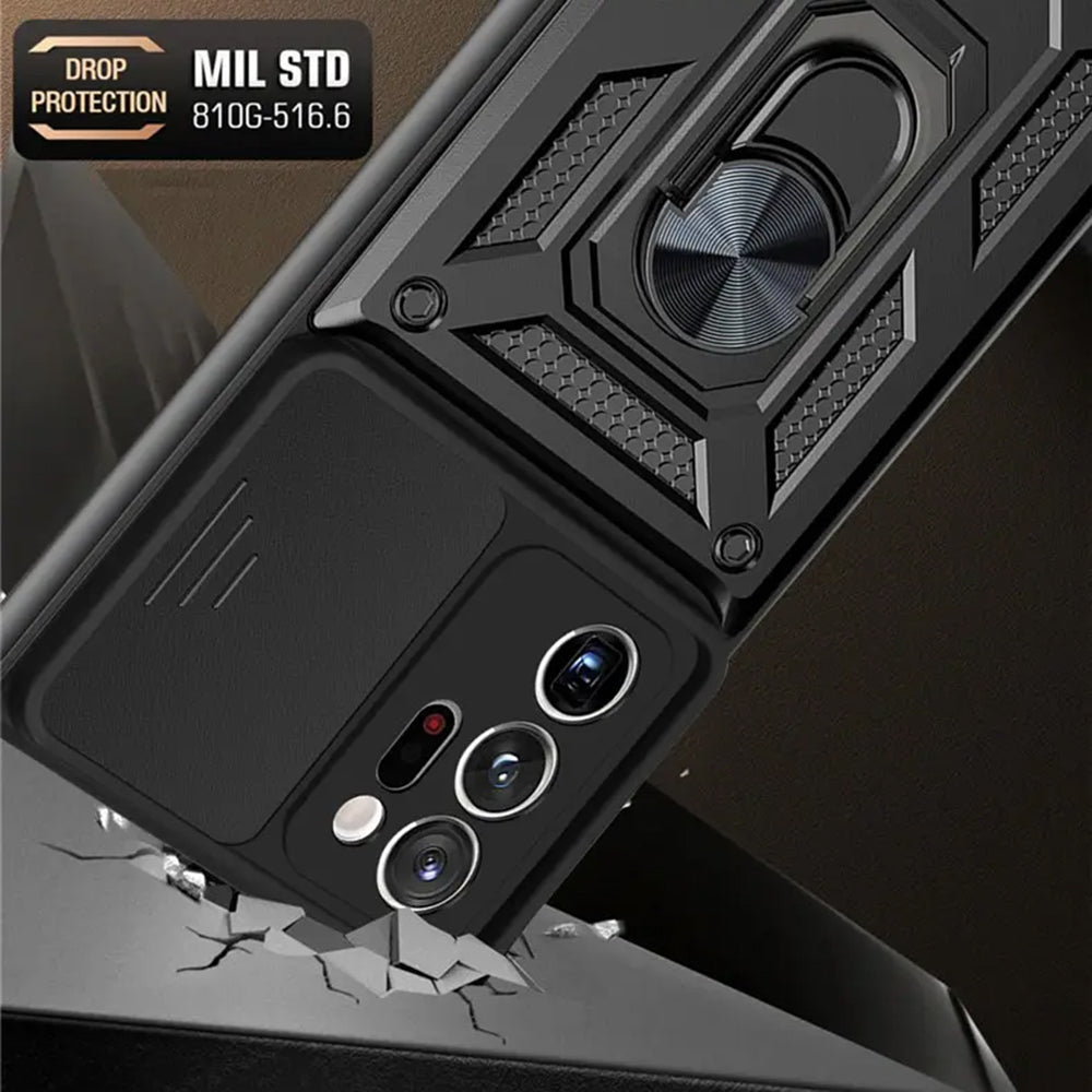 Pouzdro pro Samsung Galaxy Note 20 Ultra 5G N986 / Note 20 Ultra N985, Techsuit, CamShield, Černé