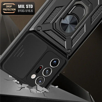 Pouzdro pro Samsung Galaxy Note 20 Ultra 5G N986 / Note 20 Ultra N985, Techsuit, CamShield, Černé