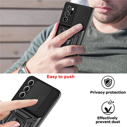 Pouzdro pro Samsung Galaxy Note 20 Ultra 5G N986 / Note 20 Ultra N985, Techsuit, CamShield, Černé