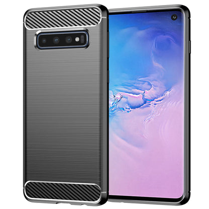 Case for Samsung Galaxy S10 G973, Techsuit, Carbon, Black