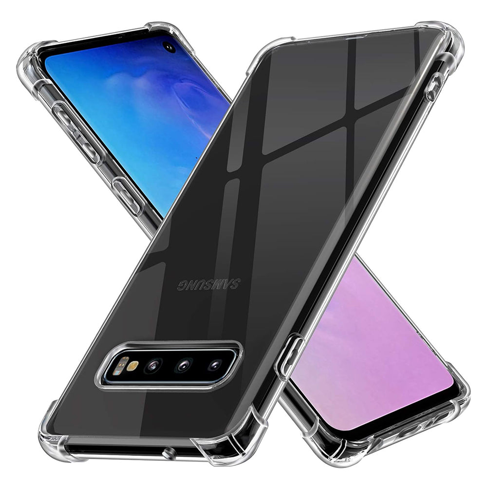 Pouzdro pro Samsung Galaxy S10 G973, Techsuit, Odolné proti nárazům, Průhledné