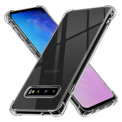 Pouzdro pro Samsung Galaxy S10 G973, Techsuit, Odolné proti nárazům, Průhledné