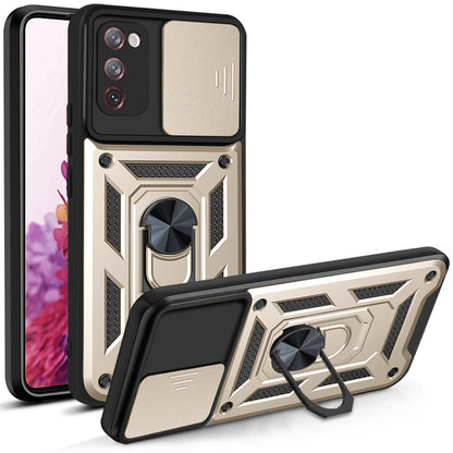 Pouzdro pro Samsung Galaxy S20 FE 2022 G781 / S20 FE 5G G781 / S20 FE G780, Techsuit, CamShield, Zlaté
