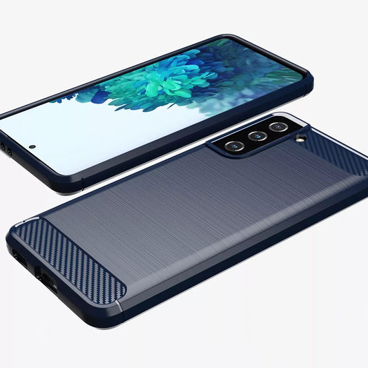 Pouzdro pro Samsung Galaxy S20 FE 2022 G781 / S20 FE 5G G781 / S20 FE G780, Techsuit, Carbon, Modré