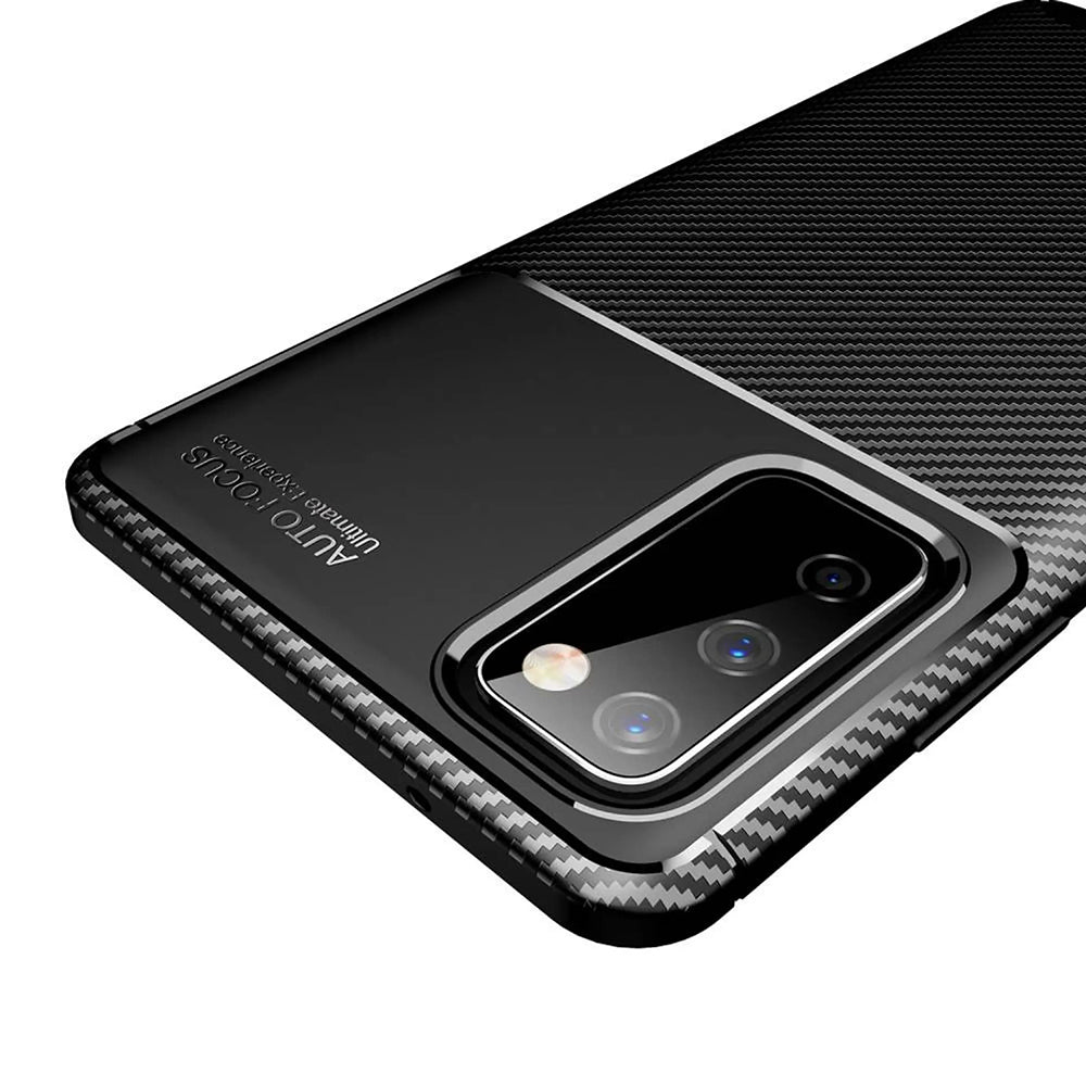 Pouzdro pro Samsung Galaxy S20 FE 2022 G781 / S20 FE 5G G781 / S20 FE G780, Techsuit, CarbonFiber, Černé