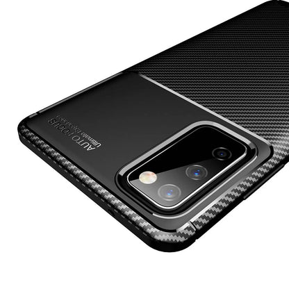 Pouzdro pro Samsung Galaxy S20 FE 2022 G781 / S20 FE 5G G781 / S20 FE G780, Techsuit, CarbonFiber, Černé