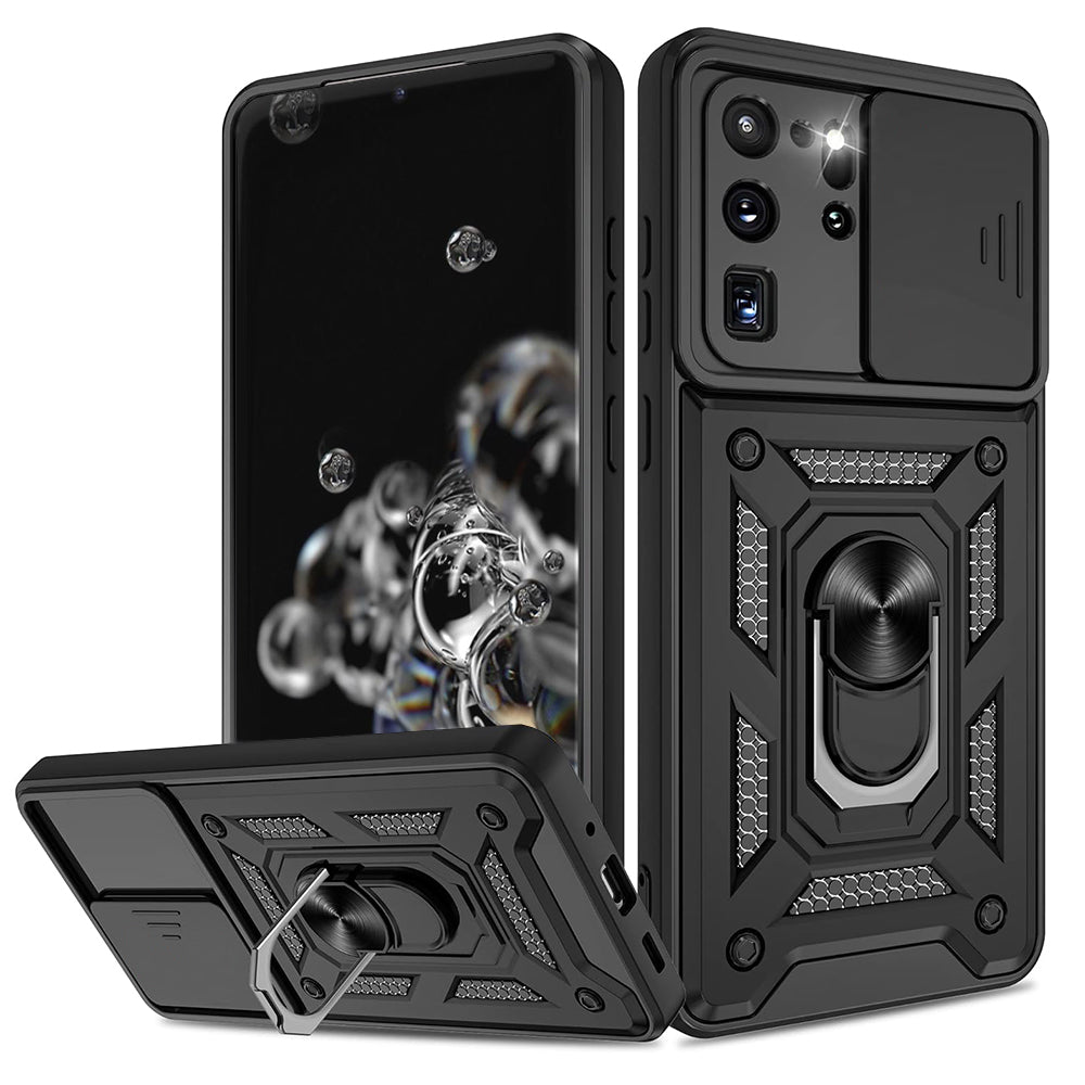 Pouzdro pro Samsung Galaxy S20 Ultra 5G G988 / S20 Ultra G988, Techsuit, CamShield, Černá