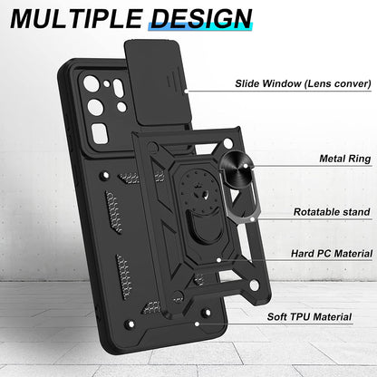Pouzdro pro Samsung Galaxy S20 Ultra 5G G988 / S20 Ultra G988, Techsuit, CamShield, Černá