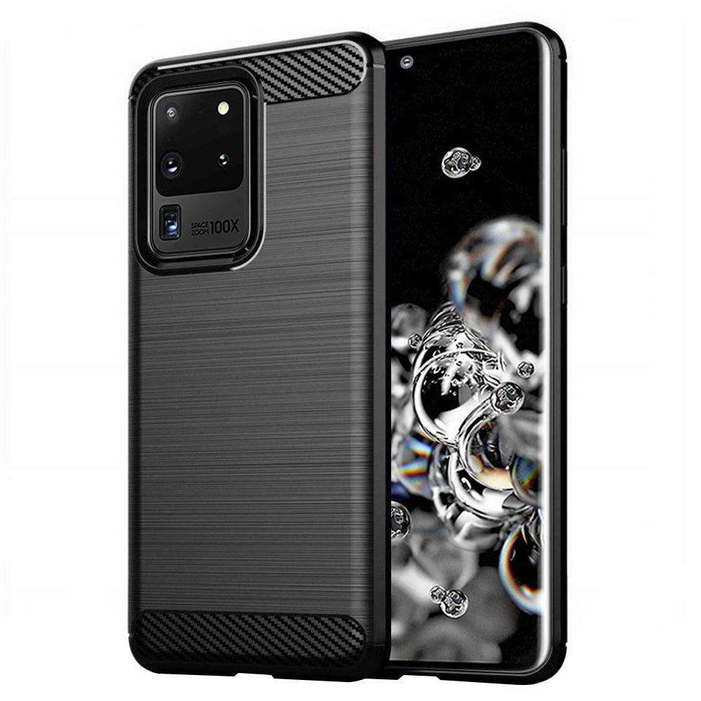 Pouzdro pro Samsung Galaxy S20 Ultra 5G G988 / S20 Ultra G988, Techsuit, Carbon, Černé