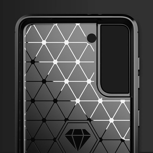Pouzdro pro Samsung Galaxy S21 5G G991, Techsuit, Carbon, Černá