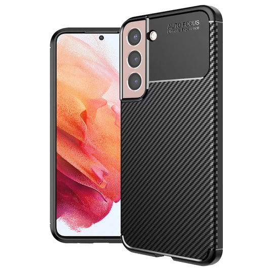 Pouzdro pro Samsung Galaxy S21 5G G991, Techsuit, CarbonFiber, Černé