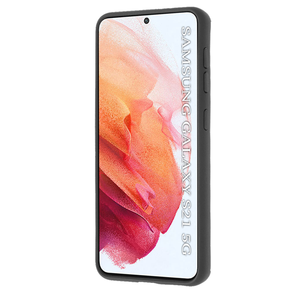 Case for Samsung Galaxy S21 5G G991, Techsuit, Glinth, Black