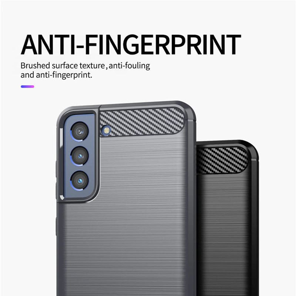 Pouzdro pro Samsung Galaxy S21 FE 5G G990, Techsuit, Carbon, Černé