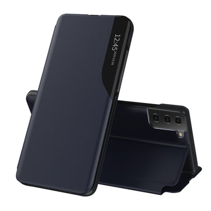 Pouzdro pro Samsung Galaxy S21 FE 5G G990, Techsuit, eFold, Tmavě modré