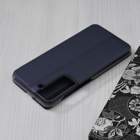 Pouzdro pro Samsung Galaxy S21 FE 5G G990, Techsuit, eFold, Tmavě modré