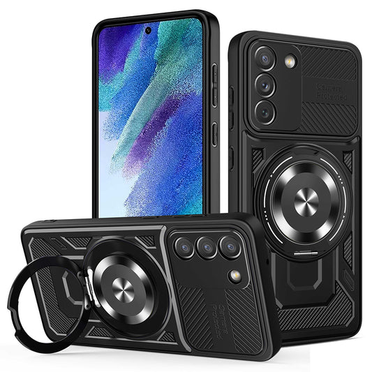 Pouzdro pro Samsung Galaxy S21 FE 5G G990, Techsuit, RuggedCam, Černé