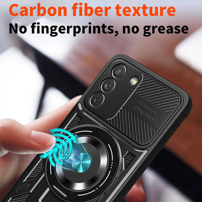 Pouzdro pro Samsung Galaxy S21 FE 5G G990, Techsuit, RuggedCam, Černé