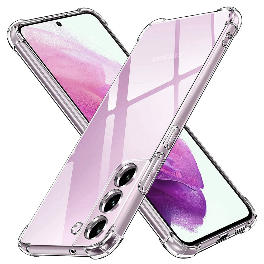 Pouzdro pro Samsung Galaxy S21 FE 5G G990, Techsuit, Odolné proti nárazům, Průhledné