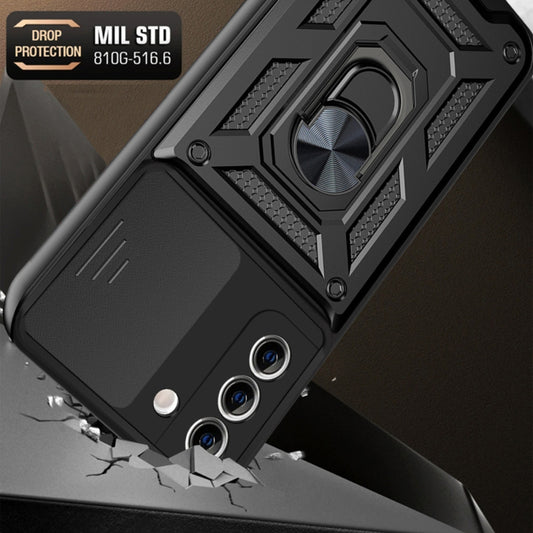 Pouzdro pro Samsung Galaxy S21+ 5G G996, Techsuit, CamShield, Černé