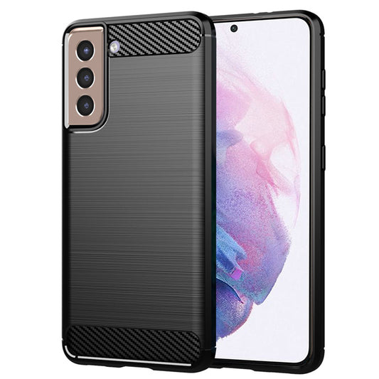 Pouzdro pro Samsung Galaxy S21+ 5G G996, Techsuit, Carbon, Černé