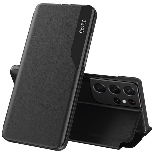 Pouzdro pro Samsung Galaxy S21 Ultra 5G G998, Techsuit, eFold, Černé