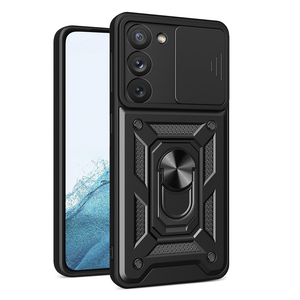 Pouzdro pro Samsung Galaxy S22 5G S901, Techsuit, CamShield, Černé