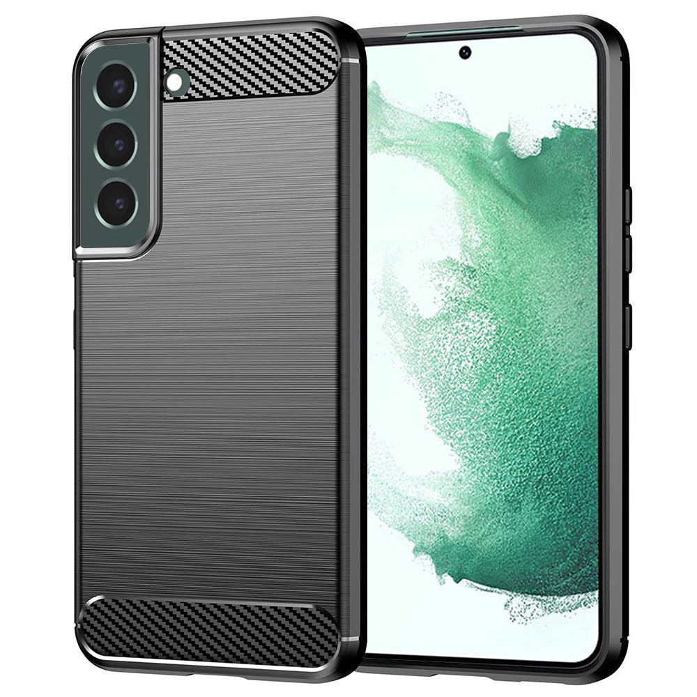 Pouzdro pro Samsung Galaxy S22+ 5G S906, Techsuit, Carbon, Černé