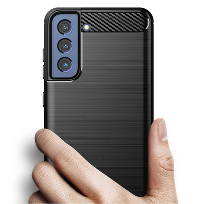 Pouzdro pro Samsung Galaxy S22+ 5G S906, Techsuit, Carbon, Černé