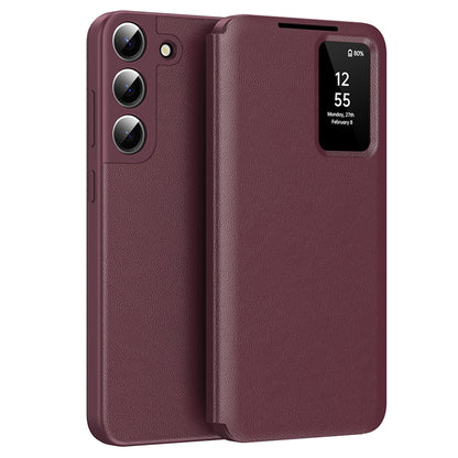 Pouzdro pro Samsung Galaxy S22+ 5G S906, Techsuit, SmartView, Červené