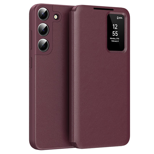 Pouzdro pro Samsung Galaxy S22+ 5G S906, Techsuit, SmartView, Červené