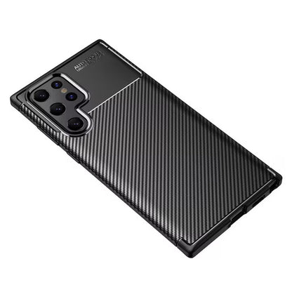 Pouzdro pro Samsung Galaxy S22 Ultra 5G S908, Techsuit, CarbonFiber, Černé