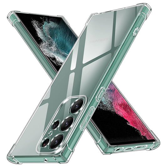 Pouzdro pro Samsung Galaxy S22 Ultra 5G S908, Techsuit, nárazuvzdorné průhledné, transparentní