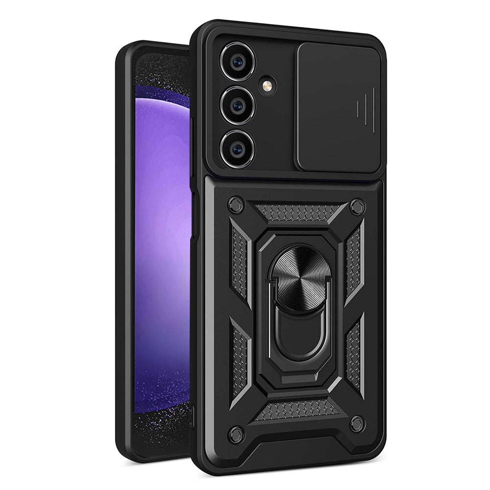 Pouzdro pro Samsung Galaxy S23 FE S711, Techsuit, CamShield, Černá