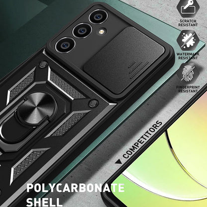 Pouzdro pro Samsung Galaxy S23 FE S711, Techsuit, CamShield, Černá