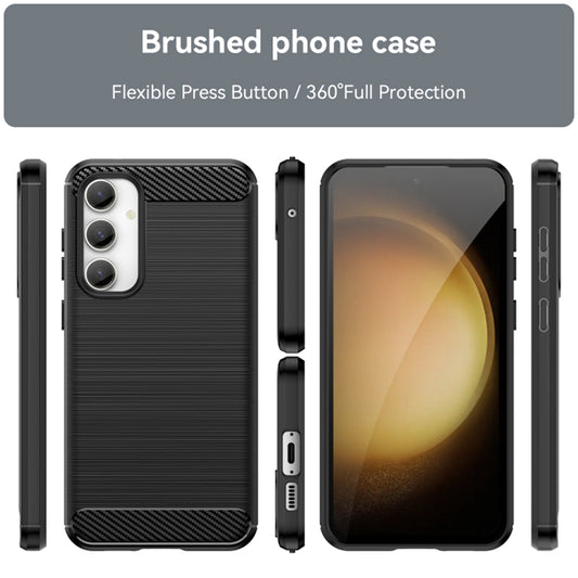 Pouzdro pro Samsung Galaxy S23 FE S711, Techsuit, Carbon, Černé