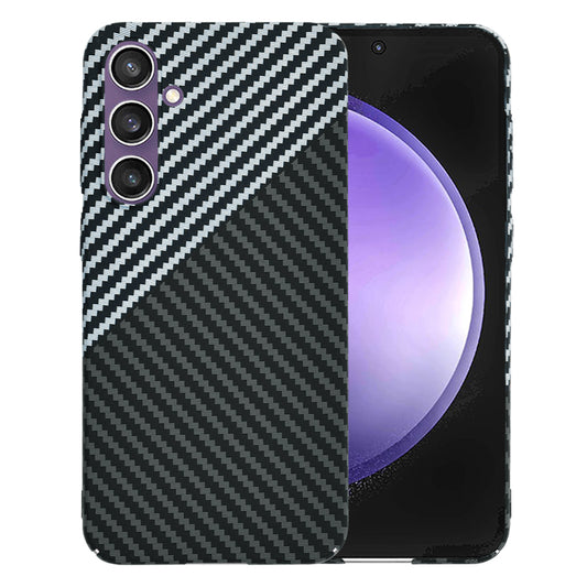 Pouzdro pro Samsung Galaxy S23 FE S711, Techsuit, Carbonite FiberShell, Černo-šedé