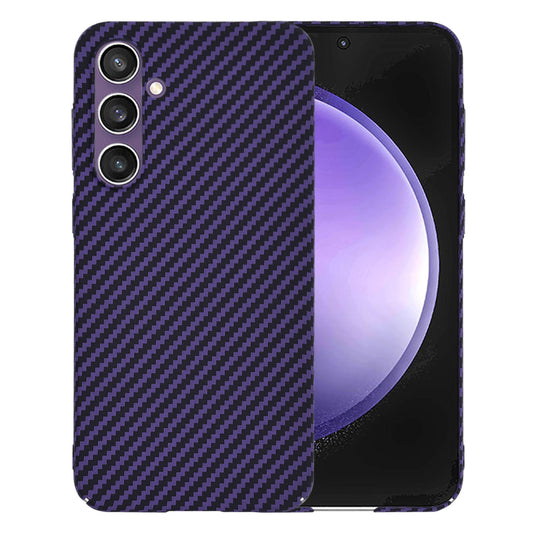 Pouzdro pro Samsung Galaxy S23 FE S711, Techsuit, Carbonite FiberShell, Fialové