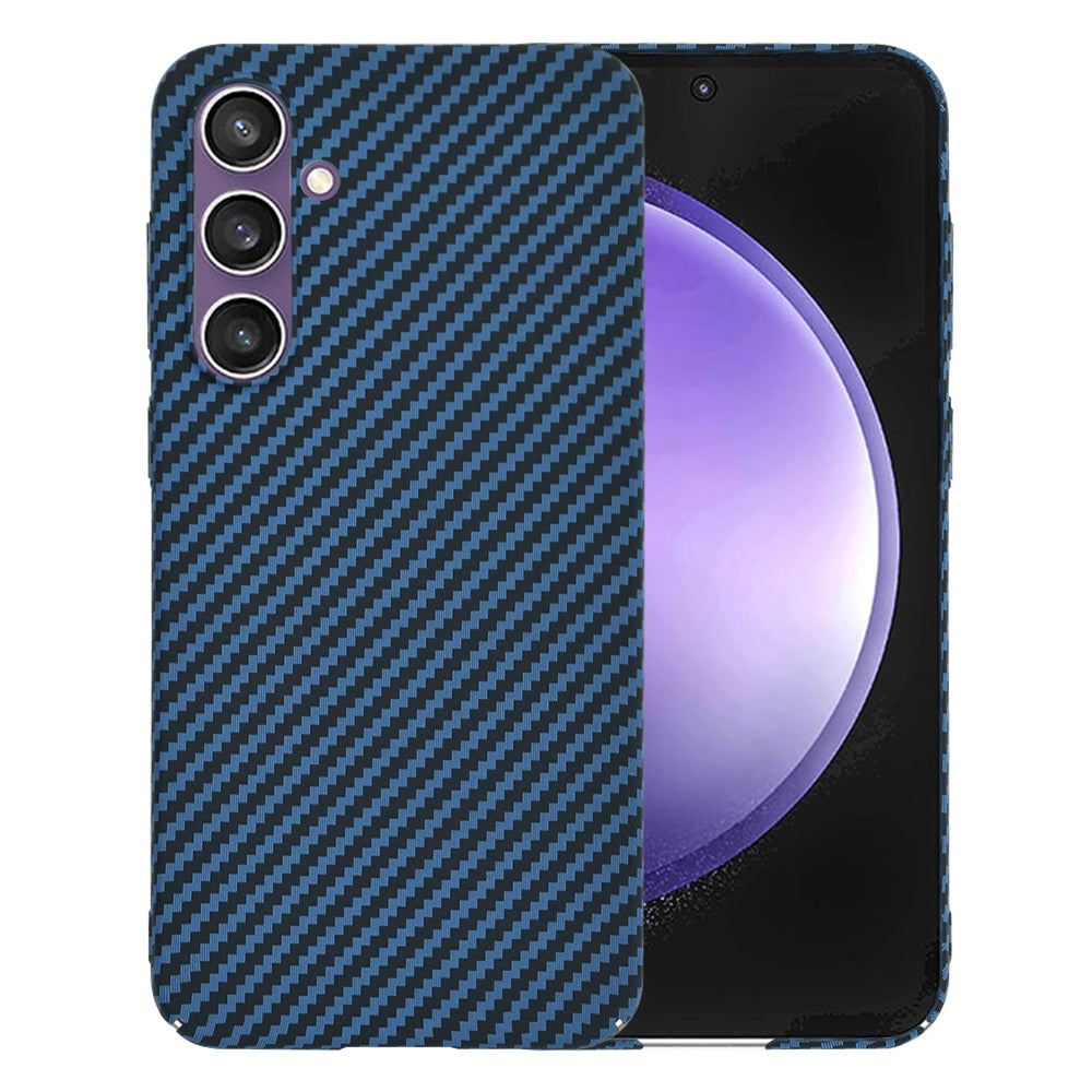 Pouzdro pro Samsung Galaxy S23 FE S711, Techsuit, Carbonite FiberShell, Tyrkysové