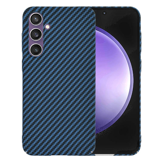 Pouzdro pro Samsung Galaxy S23 FE S711, Techsuit, Carbonite FiberShell, Tyrkysové
