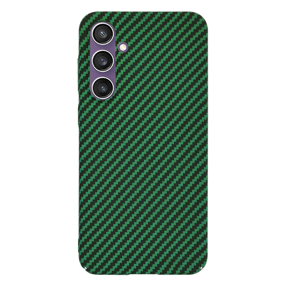 Pouzdro pro Samsung Galaxy S23 FE S711, Techsuit, Carbonite FiberShell, Zelené