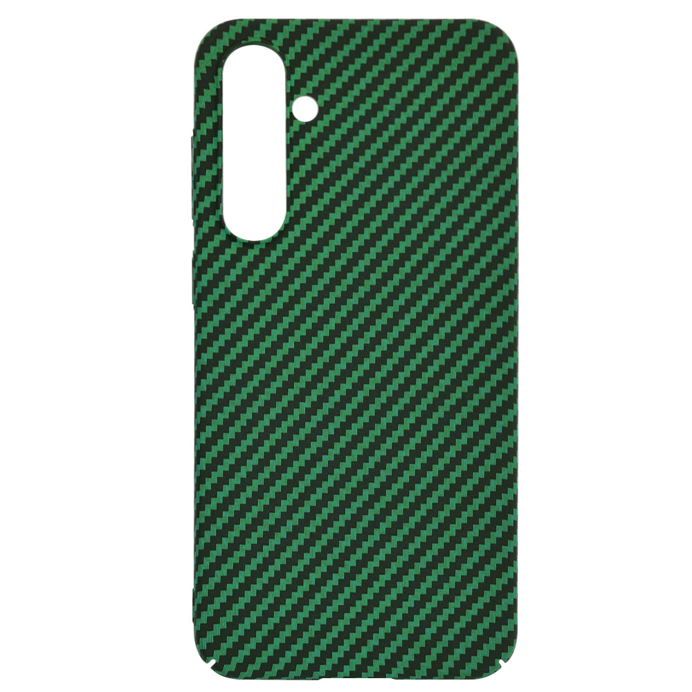 Pouzdro pro Samsung Galaxy S23 FE S711, Techsuit, Carbonite FiberShell, Zelené