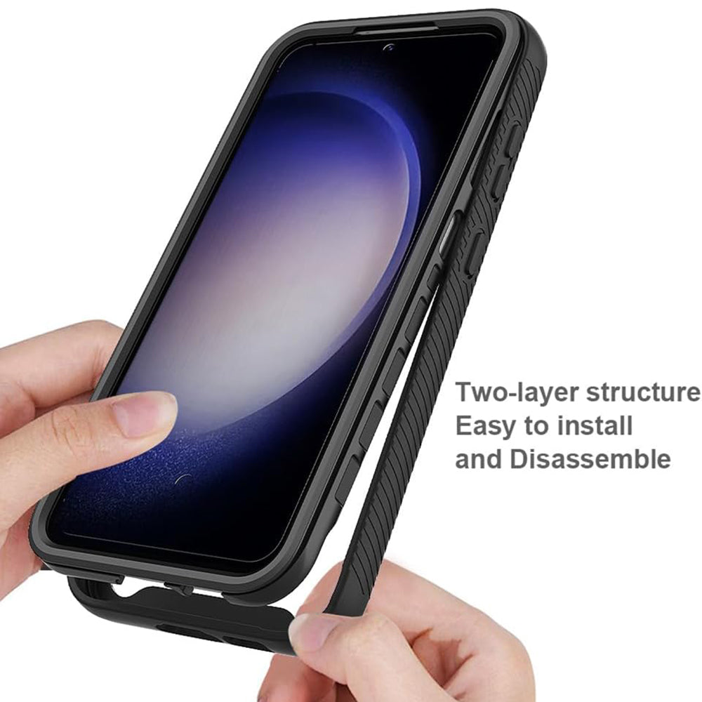 Pouzdro pro Samsung Galaxy S23 FE S711, Techsuit, Defense360 Pro, Černé