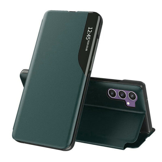 Pouzdro pro Samsung Galaxy S23 FE S711, Techsuit, eFold, Zelené